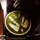 創意雙天鵝抹茶咖啡拉花系列